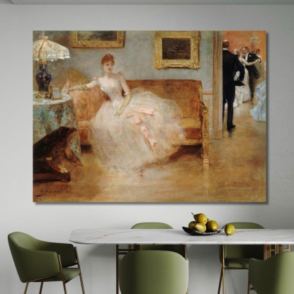 Il Ballo Henri Gervex hgr19 quadro stampato su tela