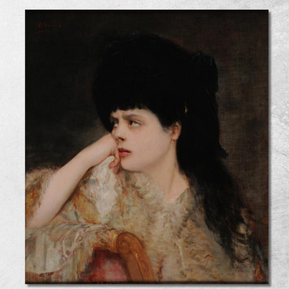 L'Attesa Tradita Henri Gervex hgr23 quadro stampato su tela