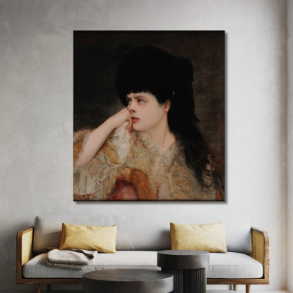 L'Attesa Tradita Henri Gervex hgr23 quadro stampato su tela