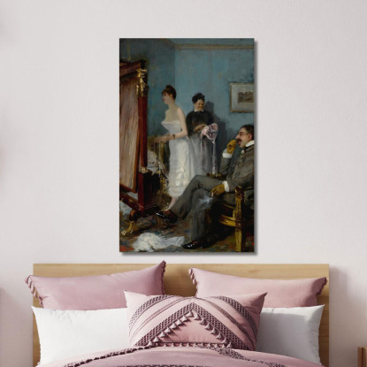 Nana Henri Gervex hgr25 quadro stampato su tela