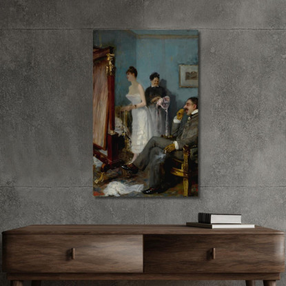 Nana Henri Gervex hgr25 quadro stampato su tela