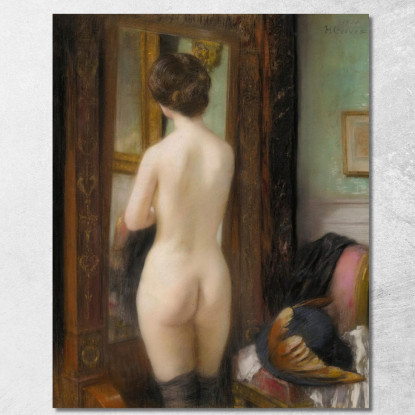 Nudo Con La Psiche Henri Gervex hgr26 quadro stampato su tela