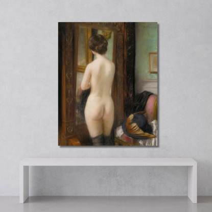 Nudo Con La Psiche Henri Gervex hgr26 quadro stampato su tela