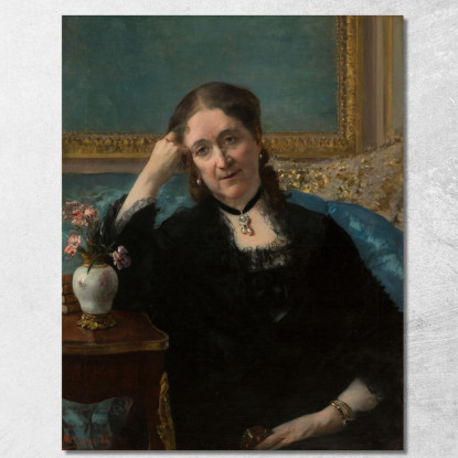 Ritratto Di Madame Blerzy Henri Gervex hgr28 quadro stampato su tela