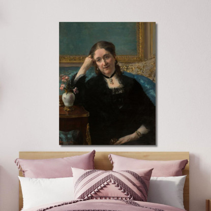 Ritratto Di Madame Blerzy Henri Gervex hgr28 quadro stampato su tela