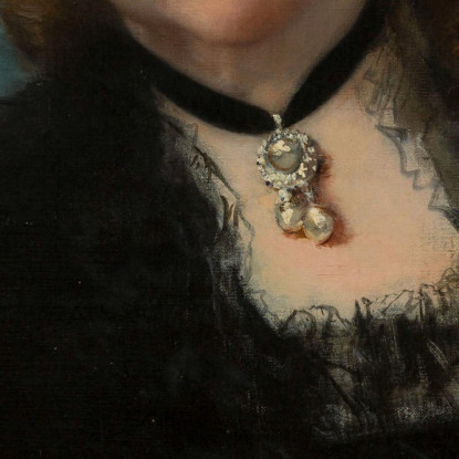 Ritratto Di Madame Blerzy Henri Gervex hgr28 quadro stampato su tela