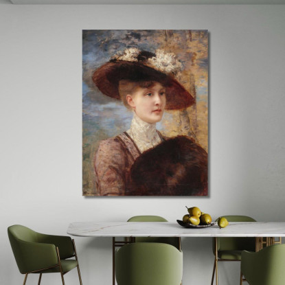 Ritratto Di Madame De Lorgeril Henri Gervex hgr29 quadro stampato su tela