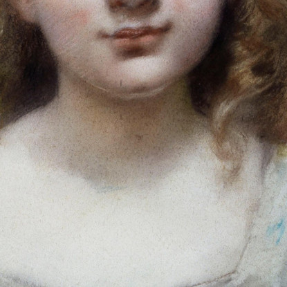 Ritratto Di Mlle Suzanne Malvesin A 12 Anni Henri Gervex hgr30 quadro stampato su tela