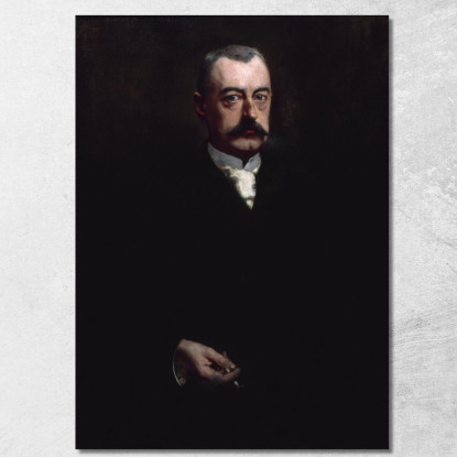 Ritratto Di Pierre Waldeck-Rousseau (1846-1904) Uomo Politico Henri Gervex hgr31 quadro stampato su tela