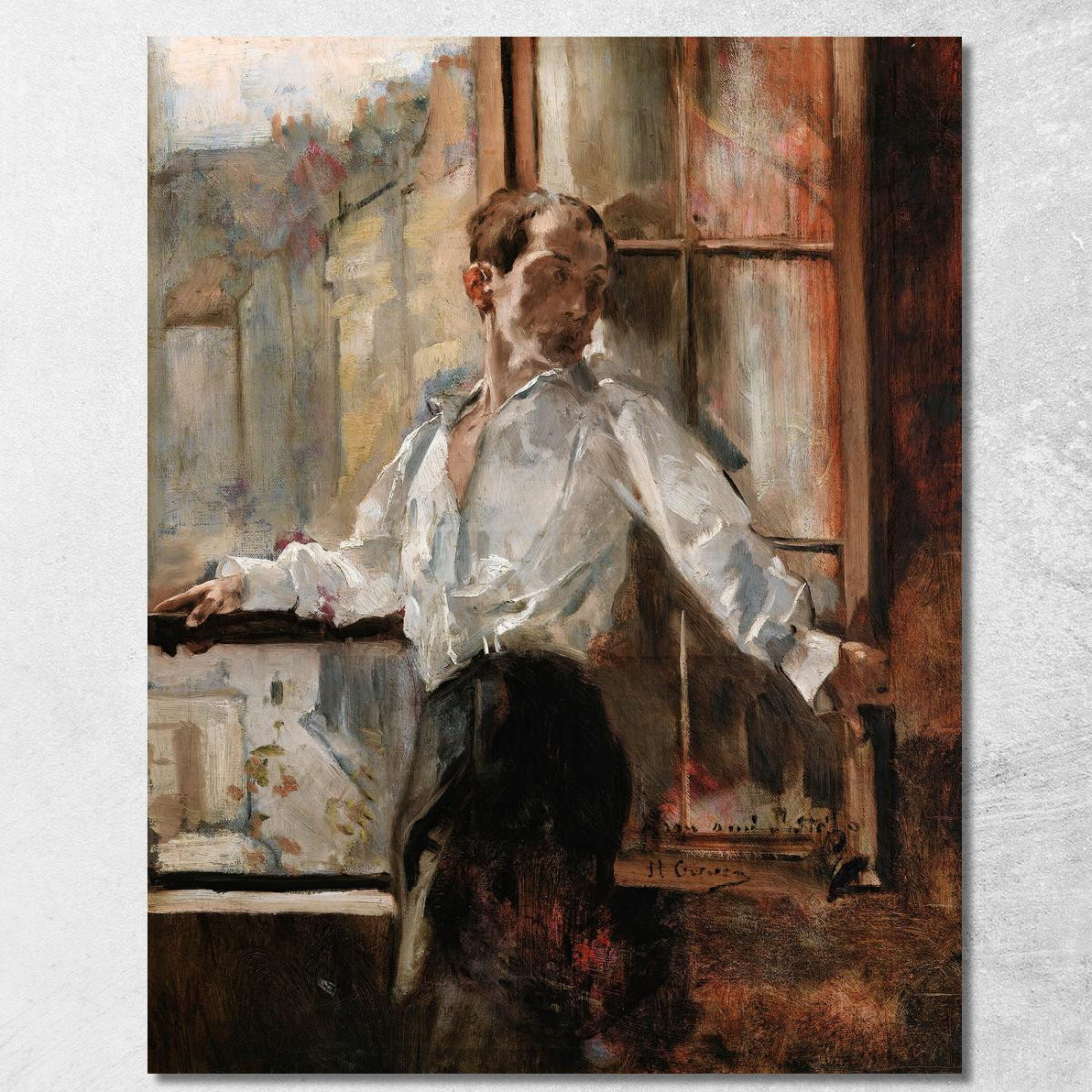 Rolla Henri Gervex hgr32 quadro stampato su tela