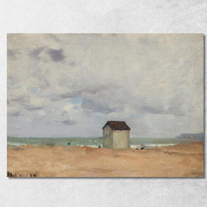 La Spiaggia Di Trouville Henri Gervex hgr35 quadro stampato su tela