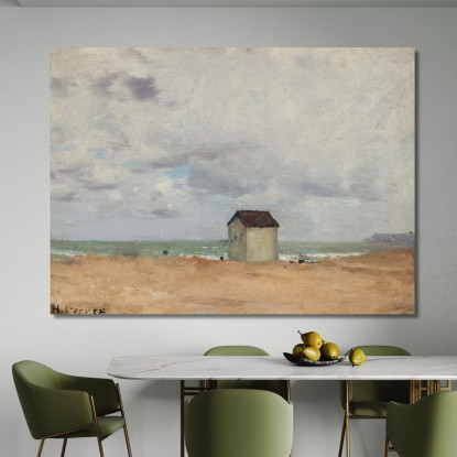 La Spiaggia Di Trouville Henri Gervex hgr35 quadro stampato su tela