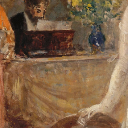 Un Martedì Sera Da Madeleine Lemaire Henri Gervex hgr36 quadro stampato su tela