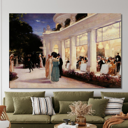 Una Serata Al Pré-Catelan Henri Gervex hgr37 quadro stampato su tela