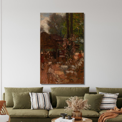 Studio Per Le Cercle De L'Île De Puteaux 2 Henri Gervex hgr39 quadro stampato su tela