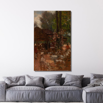 Studio Per Le Cercle De L'Île De Puteaux 2 Henri Gervex hgr39 quadro stampato su tela