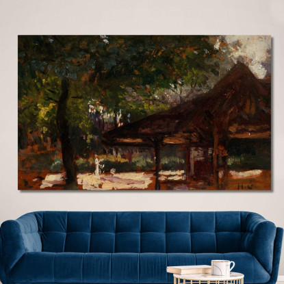 Studio Per Le Cercle De L'Île De Puteaux 3 Henri Gervex hgr40 quadro stampato su tela