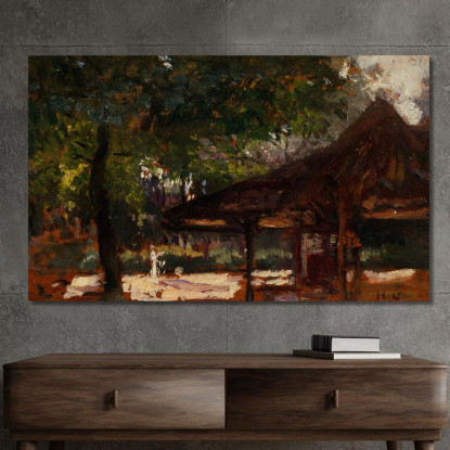 Studio Per Le Cercle De L'Île De Puteaux 3 Henri Gervex hgr40 quadro stampato su tela