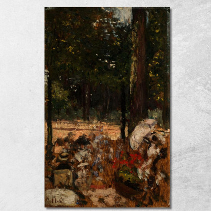 Studio Per Le Cercle De L'Île De Puteaux Henri Gervex hgr41 quadro stampato su tela