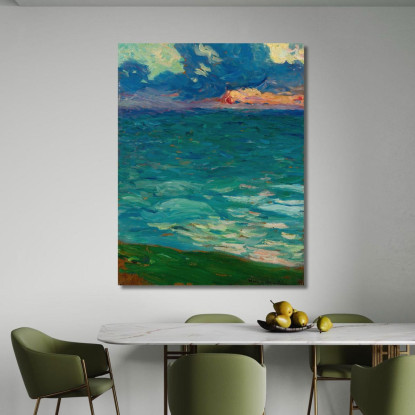 Al Bordo Del Mare Henri Martin hmt1 quadro stampato su tela