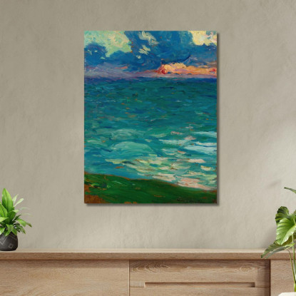 Al Bordo Del Mare Henri Martin hmt1 quadro stampato su tela