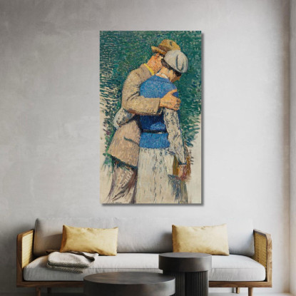 Coppia In Passeggiata Studio Per 'Il Giardino Del Lussemburgo' Grande Decorazione Municipio Del 5º Arrondissement Di Parigi Hen