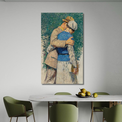 Coppia In Passeggiata Studio Per 'Il Giardino Del Lussemburgo' Grande Decorazione Municipio Del 5º Arrondissement Di Parigi Hen