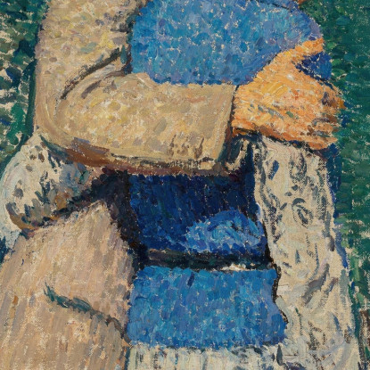 Coppia In Passeggiata Studio Per 'Il Giardino Del Lussemburgo' Grande Decorazione Municipio Del 5º Arrondissement Di Parigi Hen