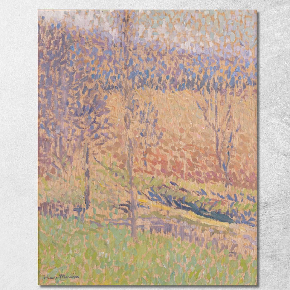 Nella Nebbia Henri Martin hmt23 quadro stampato su tela