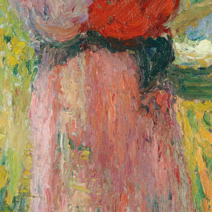 Donna Che Porta Un Bambino In Rosso Tra Le Braccia Henri Martin hmt26 quadro stampato su tela