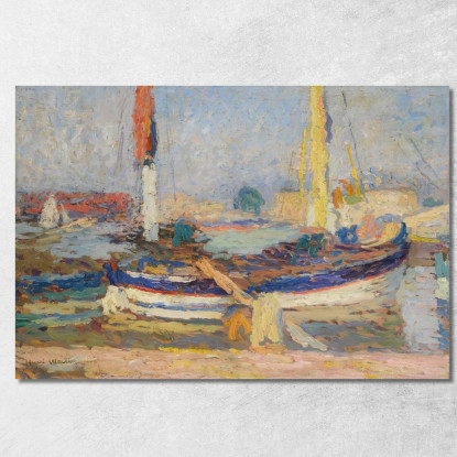 La Barca Henri Martin hmt33 quadro stampato su tela