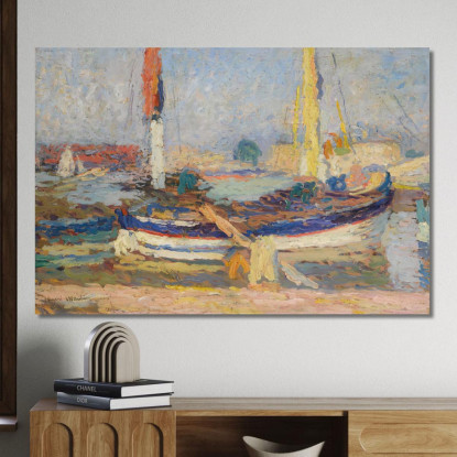 La Barca Henri Martin hmt33 quadro stampato su tela