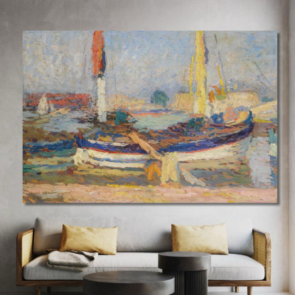 La Barca Henri Martin hmt33 quadro stampato su tela