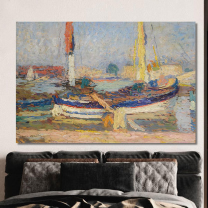 La Barca Henri Martin hmt33 quadro stampato su tela