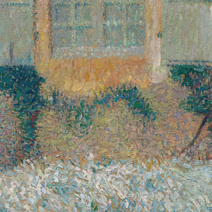 La Finestra Della Cucina Sul Giardino A Marquayrol Henri Martin hmt34 quadro stampato su tela