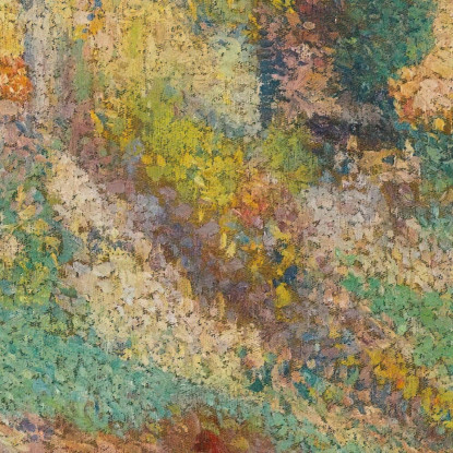 La Grande Casa Della Combe A Labastide-Du-Vert In Estate Henri Martin hmt35 quadro stampato su tela