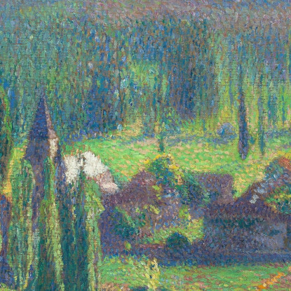 La Valle Del Vert A Labastide-Du-Vert Henri Martin hmt41 quadro stampato su tela