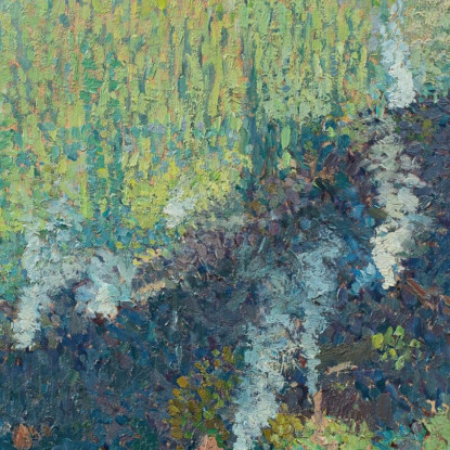 Labastide-Du-Vert Vista Da Marquayrol Fumi Henri Martin hmt44 quadro stampato su tela