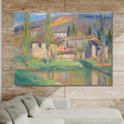 Labastide-Du-Vert Henri Martin hmt45 quadro stampato su tela