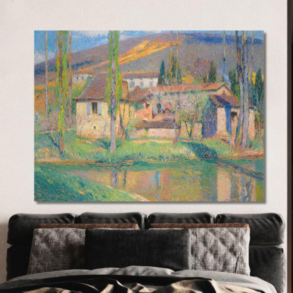 Labastide-Du-Vert Henri Martin hmt45 quadro stampato su tela
