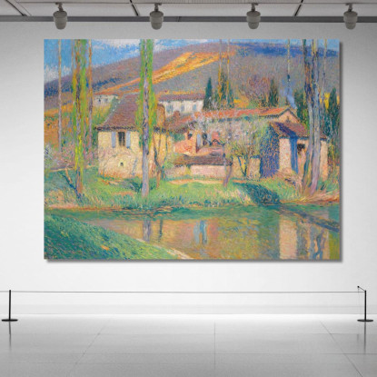 Labastide-Du-Vert Henri Martin hmt45 quadro stampato su tela