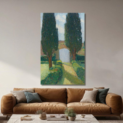 Il Giardino Di Marquayrol Henri Martin hmt48 quadro stampato su tela