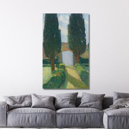 Il Giardino Di Marquayrol Henri Martin hmt48 quadro stampato su tela