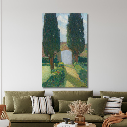 Il Giardino Di Marquayrol Henri Martin hmt48 quadro stampato su tela