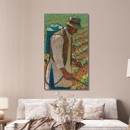 Il Solfatatore - Studio Per Le Sulfatage Henri Martin hmt52 quadro stampato su tela