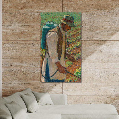 Il Solfatatore - Studio Per Le Sulfatage Henri Martin hmt52 quadro stampato su tela