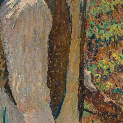 Il Solfatatore - Studio Per Le Sulfatage Henri Martin hmt52 quadro stampato su tela