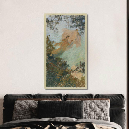 Le Muse Henri Martin hmt55 quadro stampato su tela