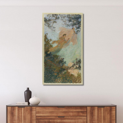 Le Muse Henri Martin hmt55 quadro stampato su tela