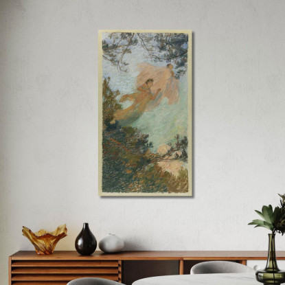 Le Muse Henri Martin hmt55 quadro stampato su tela